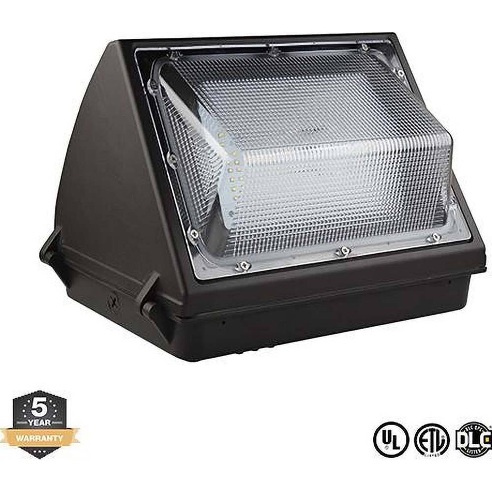 Metro LED - Wall Pack Light Fixtures; Lamp Type: Integrated LED ; Wattage: 120 ; Voltage: 100-277 V ; Housing Material: Aluminum Alloy/Stainless Steel - Exact Tool & Supply
