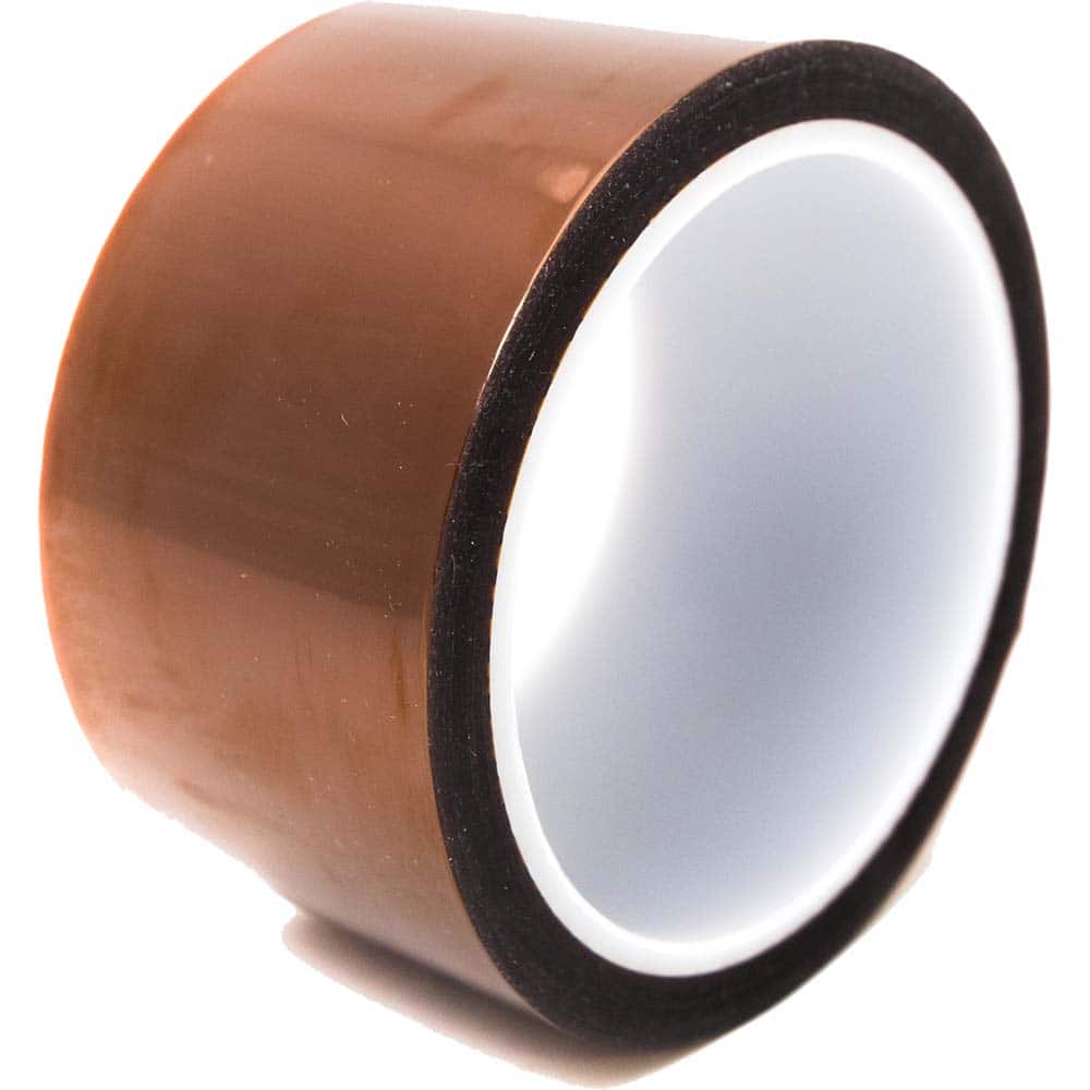 Bertech - Film Tape; Material Type: Polyimide ; Thickness (mil): 2.5000 ; Color: Amber ; Adhesive Material: Silicone ; Width (Inch): 1.97 ; Width (mm): 50.00 - Exact Tool & Supply