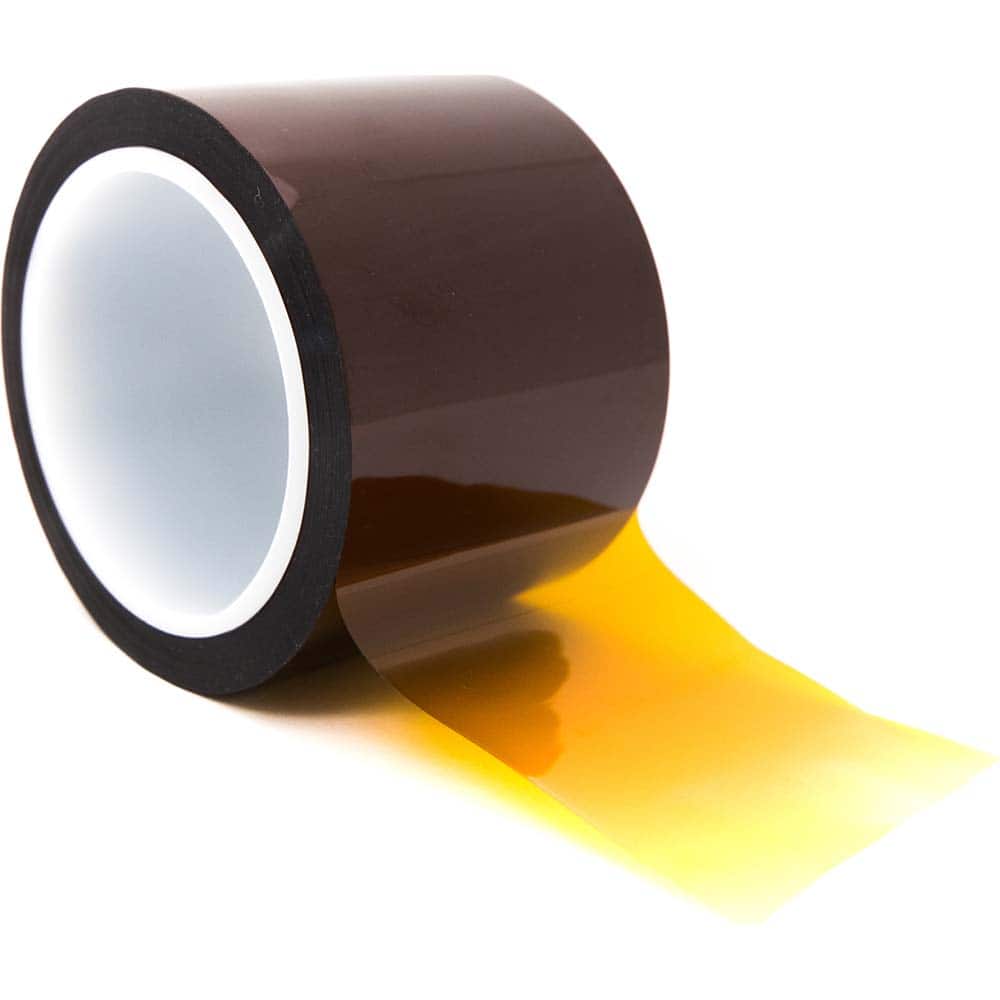 Bertech - Film Tape; Material Type: Polyimide ; Thickness (mil): 3.5000 ; Color: Amber ; Adhesive Material: Silicone ; Width (Inch): 7.87 ; Width (mm): 200.00 - Exact Tool & Supply