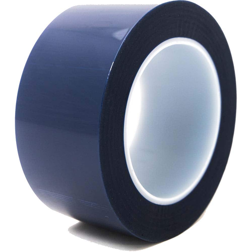 Bertech - Masking & Painters Tape; Tape Type: High Temperature Masking Tape ; Material Type: Polyester Film ; Width (Inch): 2-3/4 ; Length (Feet): 216.000 ; Length (yd): 72.00 ; Color: Blue - Exact Tool & Supply