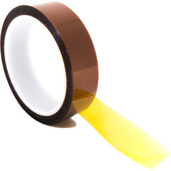 Bertech - Film Tape; Material Type: Polyimide ; Thickness (mil): 2.0000 ; Color: Amber ; Adhesive Material: Silicone ; Width (Inch): 7/8 ; Length (Feet): 108.000 - Exact Tool & Supply