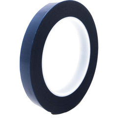 Bertech - Masking & Painters Tape; Tape Type: High Temperature Masking Tape ; Material Type: Polyester Film ; Width (Inch): 7/16 ; Length (Feet): 216.000 ; Length (yd): 72.00 ; Color: Blue - Exact Tool & Supply
