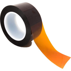 Bertech - Film Tape; Material Type: Polyimide ; Thickness (mil): 6.5000 ; Color: Amber ; Adhesive Material: Silicone ; Width (Inch): 1-3/4 ; Length (Feet): 108.000 - Exact Tool & Supply