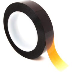 Bertech - Film Tape; Material Type: Polyimide ; Thickness (mil): 6.5000 ; Color: Amber ; Adhesive Material: Silicone ; Width (Inch): 3/16 ; Length (Feet): 108.000 - Exact Tool & Supply