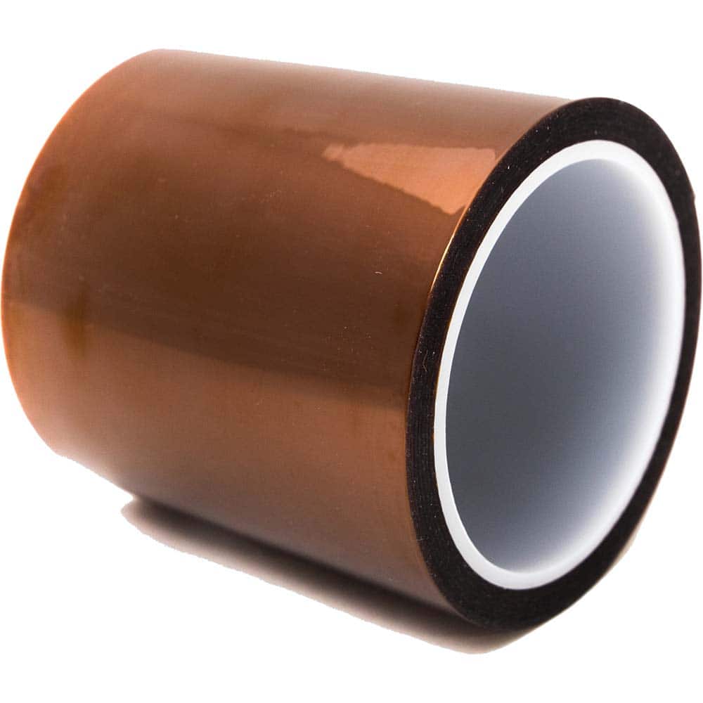 Bertech - Film Tape; Material Type: Polyimide ; Thickness (mil): 2.5000 ; Color: Amber ; Adhesive Material: Silicone ; Width (Inch): 8 ; Length (Feet): 108.000 - Exact Tool & Supply