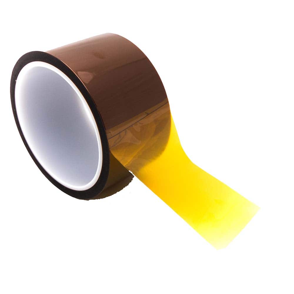 Bertech - Film Tape; Material Type: Polyimide ; Thickness (mil): 3.5000 ; Color: Amber ; Adhesive Material: Silicone ; Width (Inch): 2-1/2 ; Length (Feet): 108.000 - Exact Tool & Supply