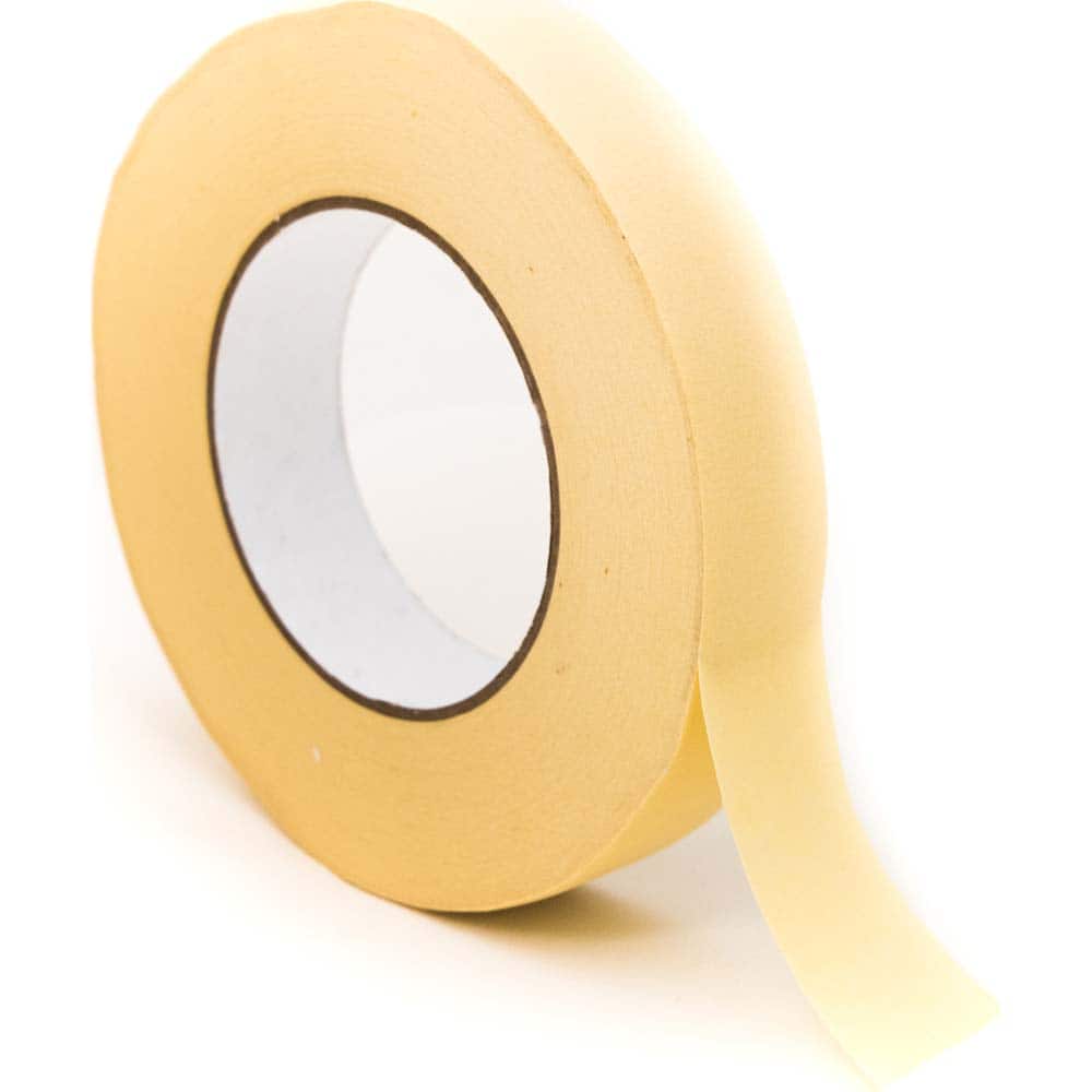 Bertech - Masking & Painters Tape; Tape Type: High Temperature Masking Tape ; Material Type: Crepe Paper ; Width (Inch): 1-1/2 ; Length (Feet): 180.000 ; Length (yd): 60.00 ; Color: Beige - Exact Tool & Supply
