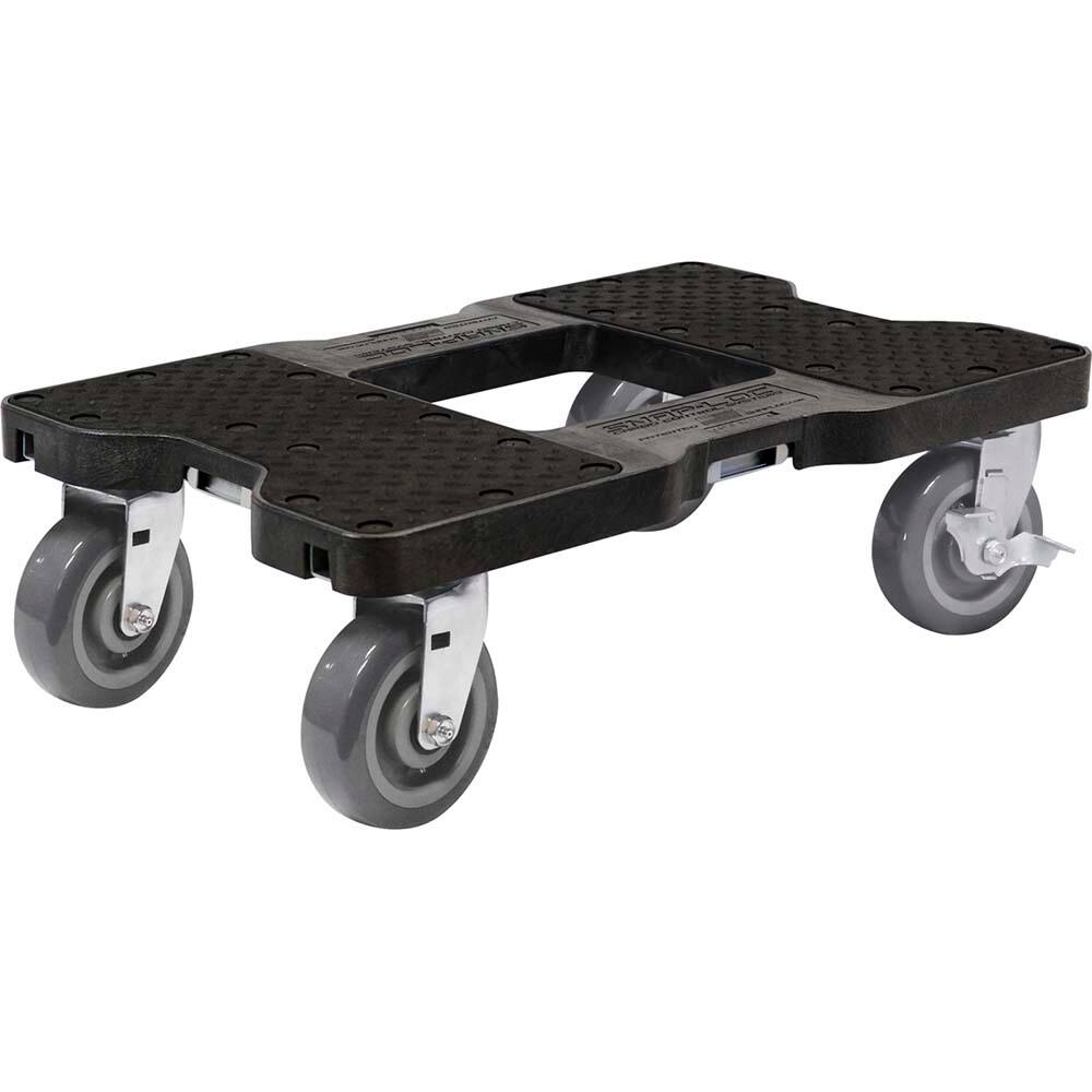 Snap-Loc - Dollies; Load Capacity (Lb.): 1800.000 ; Material: HDPE ; Length: 32 (Inch); Width (Inch): 20-1/2 ; Wheel Diameter (Decimal Inch): 4.0000 ; Height (Inch): 9 - Exact Tool & Supply