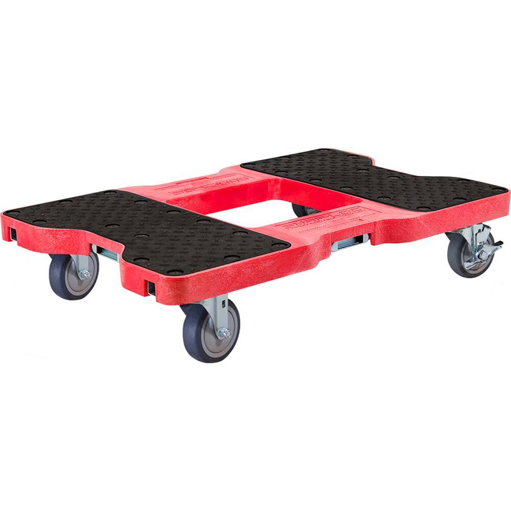 Snap-Loc - Dollies; Load Capacity (Lb.): 1200.000 ; Material: HDPE ; Length: 32 (Inch); Width (Inch): 20-1/2 ; Wheel Diameter (Decimal Inch): 4.0000 ; Height (Inch): 7 - Exact Tool & Supply