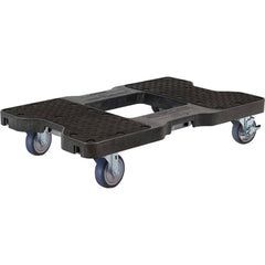 Snap-Loc - Dollies; Load Capacity (Lb.): 1200.000 ; Material: HDPE ; Length: 32 (Inch); Width (Inch): 20-1/2 ; Wheel Diameter (Decimal Inch): 4.0000 ; Height (Inch): 7 - Exact Tool & Supply