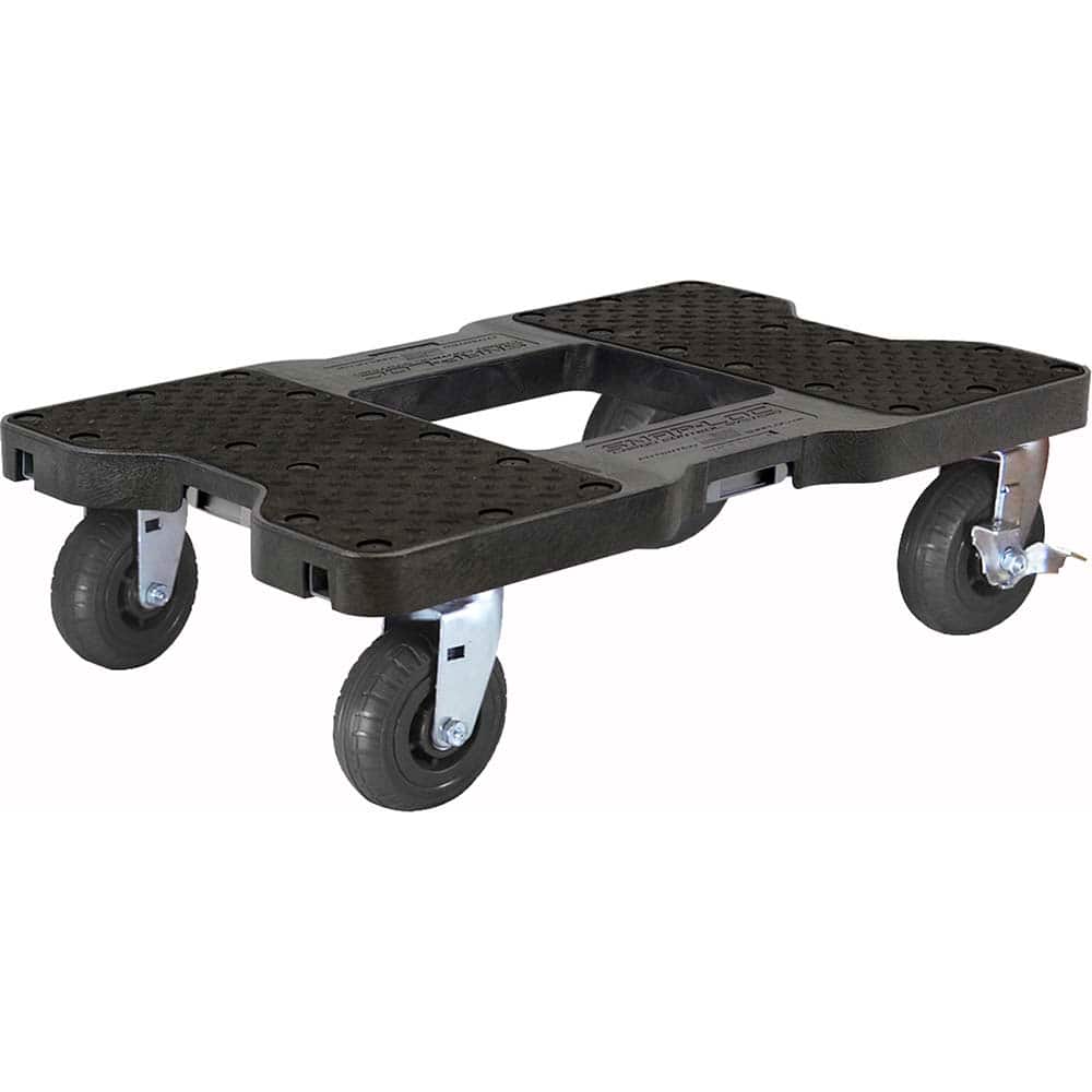 Snap-Loc - Dollies; Load Capacity (Lb.): 1600.000 ; Material: HDPE ; Length: 32 (Inch); Width (Inch): 20-1/2 ; Wheel Diameter (Decimal Inch): 4.0000 ; Height (Inch): 9 - Exact Tool & Supply