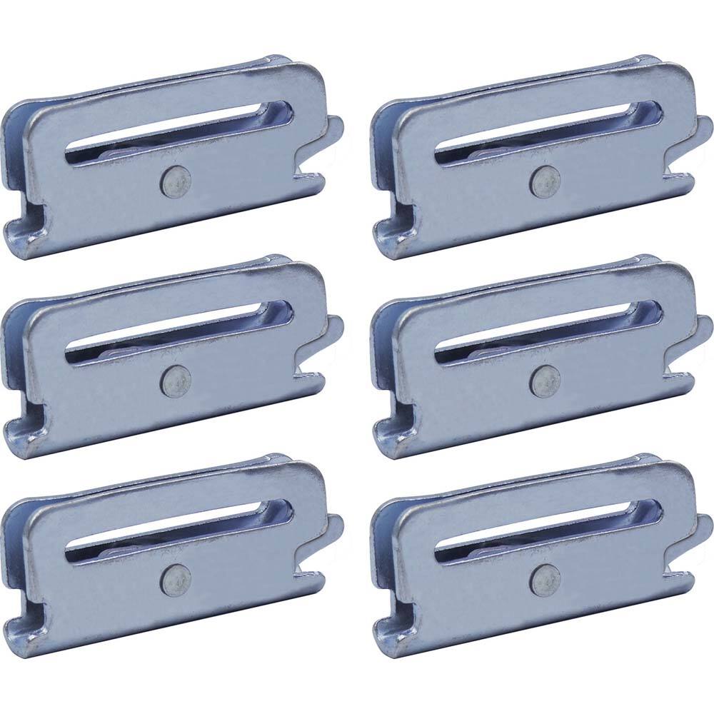 Snap-Loc - Anchors, Grips & Straps; Type: E-Track Tie-Down ; Temporary or Permanent: Temporary ; Sling Connection Type: None ; Material: Steel ; Capacity (Lb.): 4400 ; Anchor Length (Inch): 1 - Exact Tool & Supply