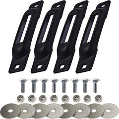 Snap-Loc - Anchors, Grips & Straps; Type: E-Track Anchor w/Carriage Bolts ; Temporary or Permanent: Temporary ; Sling Connection Type: None ; Material: Steel ; Capacity (Lb.): 3000 ; Anchor Length (Inch): 6 - Exact Tool & Supply