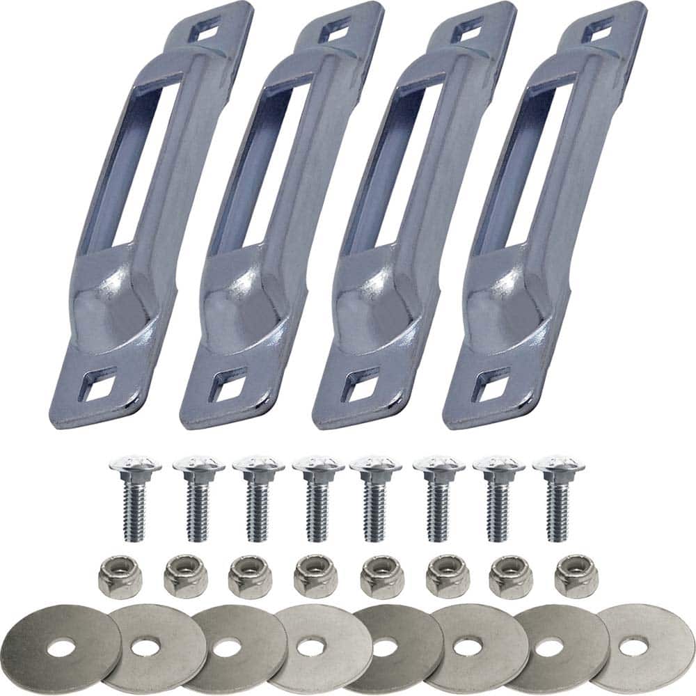 Snap-Loc - Anchors, Grips & Straps; Type: E-Track Anchor w/Carriage Bolts ; Temporary or Permanent: Temporary ; Sling Connection Type: None ; Material: Steel ; Capacity (Lb.): 3000 ; Anchor Length (Inch): 6 - Exact Tool & Supply