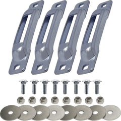 Snap-Loc - Anchors, Grips & Straps; Type: E-Track Anchor w/Carriage Bolts ; Temporary or Permanent: Temporary ; Sling Connection Type: None ; Material: Steel ; Capacity (Lb.): 3000 ; Anchor Length (Inch): 6 - Exact Tool & Supply
