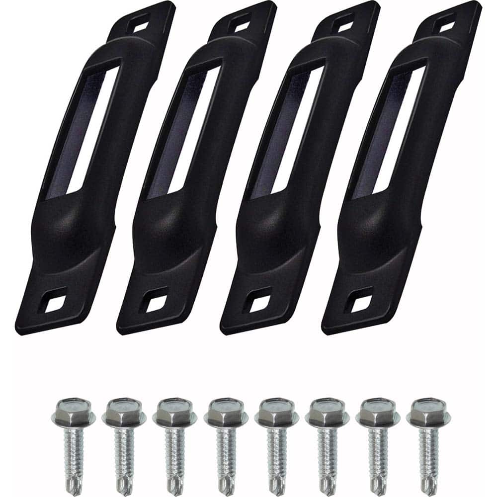 Snap-Loc - Anchors, Grips & Straps; Type: E-Track Anchor w/Self-Drilling Screws ; Temporary or Permanent: Temporary ; Sling Connection Type: None ; Material: Steel ; Capacity (Lb.): 3000 ; Anchor Length (Inch): 6 - Exact Tool & Supply