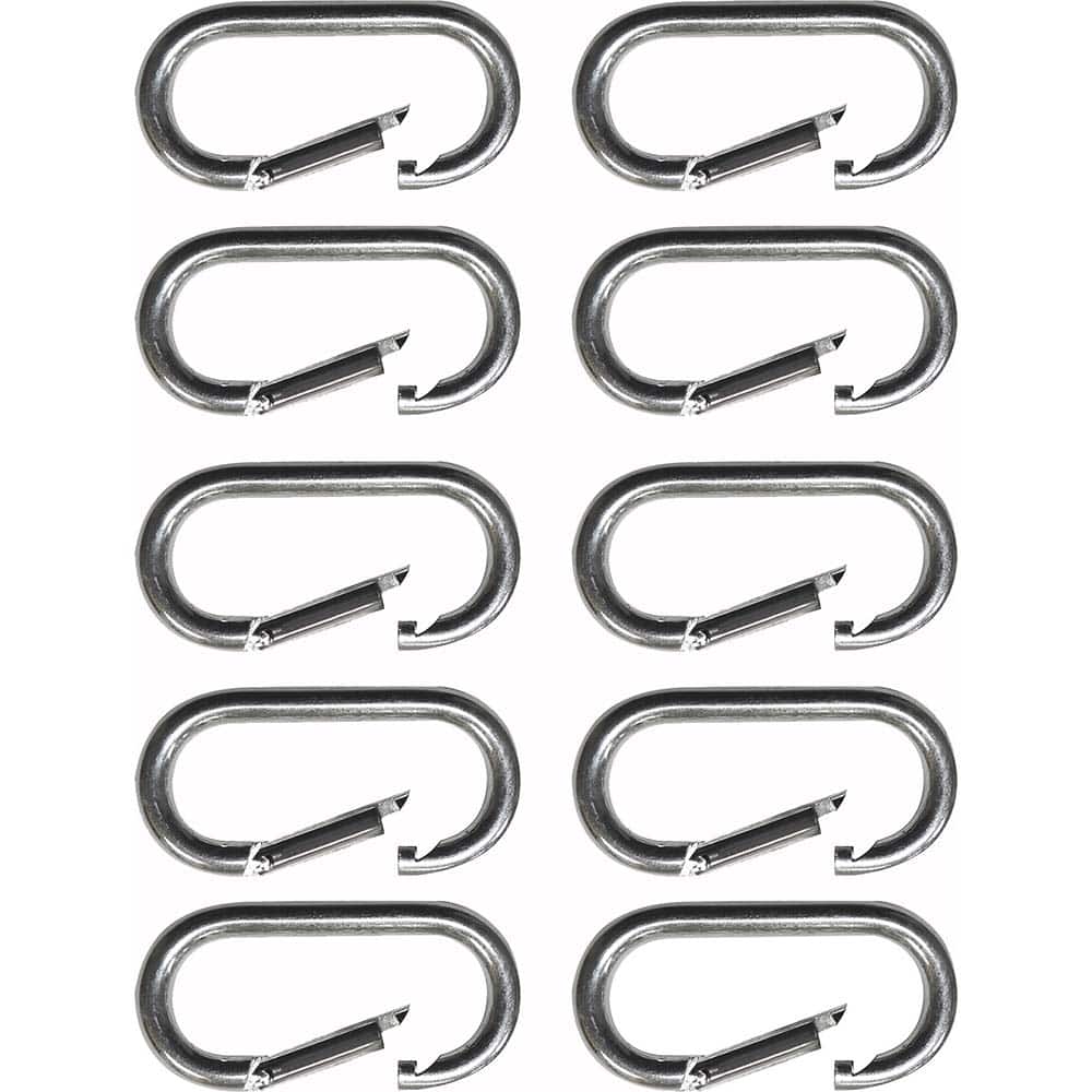 Snap-Loc - Anchors, Grips & Straps; Type: Carabiner ; Temporary or Permanent: Temporary ; Sling Connection Type: None ; Material: Steel ; Capacity (Lb.): 1200 ; Anchor Length (Inch): 3 - Exact Tool & Supply