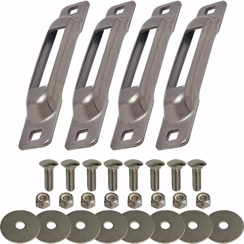 Snap-Loc - Anchors, Grips & Straps; Type: E-Track Anchor w/Carriage Bolts ; Temporary or Permanent: Temporary ; Sling Connection Type: None ; Material: Steel ; Capacity (Lb.): 3000 ; Anchor Length (Inch): 6 - Exact Tool & Supply