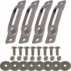 Snap-Loc - Anchors, Grips & Straps; Type: E-Track Anchor w/Carriage Bolts ; Temporary or Permanent: Temporary ; Sling Connection Type: None ; Material: Steel ; Capacity (Lb.): 3000 ; Anchor Length (Inch): 6 - Exact Tool & Supply