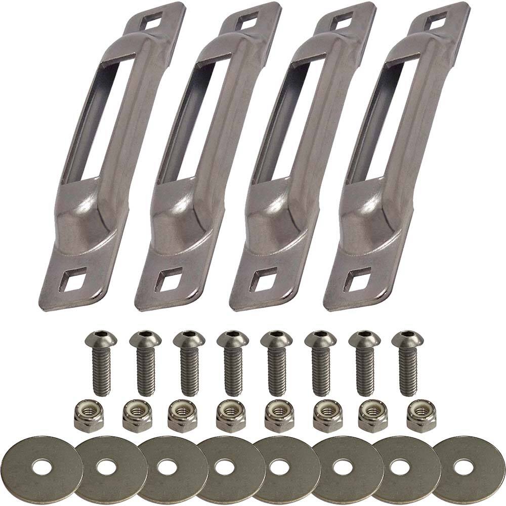 Snap-Loc - Anchors, Grips & Straps; Type: E-Track Anchor w/Allen Screws ; Temporary or Permanent: Temporary ; Sling Connection Type: None ; Material: Steel ; Capacity (Lb.): 3000 ; Anchor Length (Inch): 6 - Exact Tool & Supply