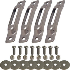 Snap-Loc - Anchors, Grips & Straps; Type: E-Track Anchor w/Allen Screws ; Temporary or Permanent: Temporary ; Sling Connection Type: None ; Material: Steel ; Capacity (Lb.): 3000 ; Anchor Length (Inch): 6 - Exact Tool & Supply