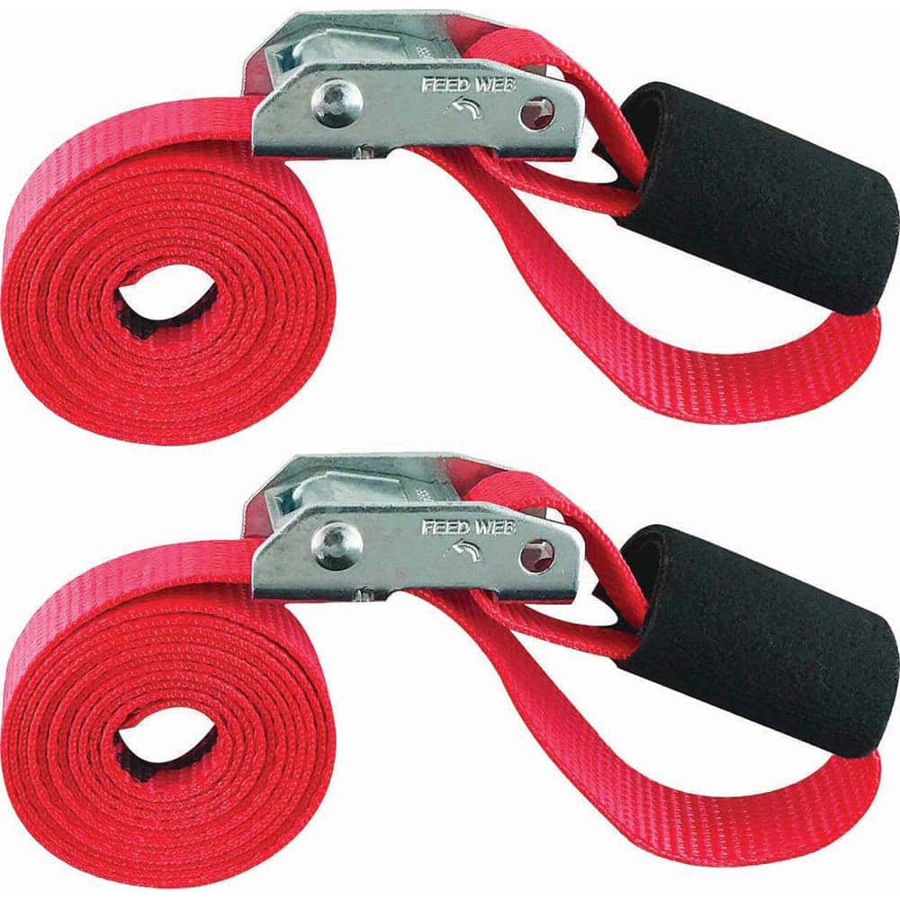 Snap-Loc - Slings & Tiedowns (Load-Rated); Type: Tie Down ; Length (Feet): 6 ; Width (Inch): 1 ; Basket Capacity (Lb.): 1500 ; Load Capacity (Lb.): 500.000 ; Material: Polyester; Steel - Exact Tool & Supply