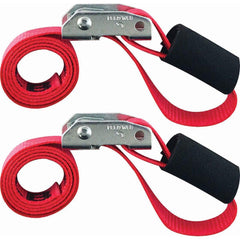 Snap-Loc - Slings & Tiedowns (Load-Rated); Type: Tie Down ; Length (Feet): 3 ; Width (Inch): 1 ; Basket Capacity (Lb.): 1500 ; Load Capacity (Lb.): 500.000 ; Material: Polyester; Steel - Exact Tool & Supply