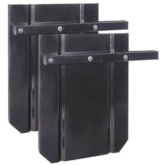 Buyers Products - Fender Protectors; Length (Inch): 28 ; Width (Inch): 22 ; Color: Black - Exact Tool & Supply