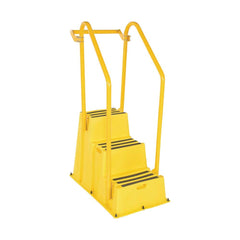 Vestil - Step Ladders; Type: Step Stool ; Height (Feet): 5' 4-5/8" ; Industry Rating: Type IA ; Load Capacity (Lb.): 500.000 ; Material: Polyethylene ; Base Spread: 4-3/16 (Inch) - Exact Tool & Supply