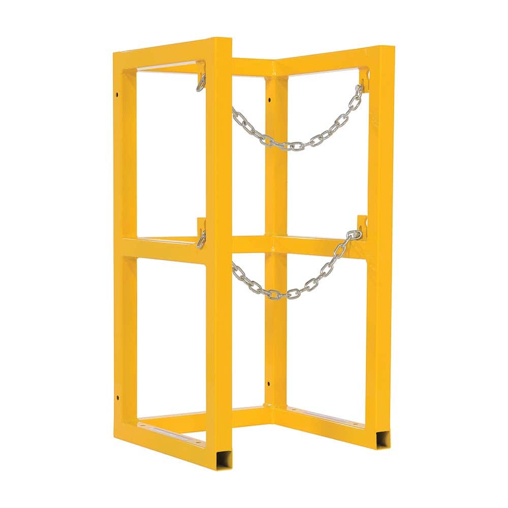 Vestil - Gas Cylinder Carts, Racks, Stands & Holders; Type: Cylinder Barricade Rack ; Fits Cylinder Diameter: 4, 5, 6, 7, 8, 9, 10, 11, 12, 13, 14 (Inch); Number of Cylinders: 0 ; Width (Inch): 16-1/2 ; Width (Decimal Inch): 16.5000 ; Height (Inch): 32 - Exact Tool & Supply
