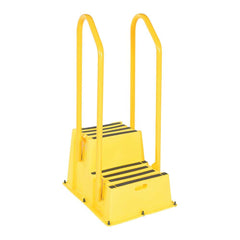 Vestil - Step Ladders; Type: Step Stand ; Height (Feet): 4' 9-1/2" ; Industry Rating: Type IA ; Load Capacity (Lb.): 500.000 ; Material: Polyethylene ; Base Spread: 25 (Inch) - Exact Tool & Supply