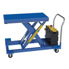 Vestil - Lifting Tables; Type: Cart ; Lift Style: Scissor ; Style: Portable Battery-Operated ; Load Capacity (Lb.): 2000.000 ; Minimum Height (Inch): 10-1/4 ; Lift Height (Inch): 34-1/4 - Exact Tool & Supply