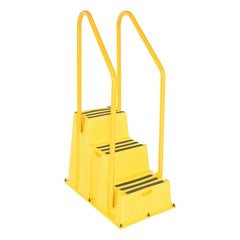 Vestil - Step Ladders; Type: Step Stand ; Height (Feet): 5' 10" ; Industry Rating: Type IA ; Load Capacity (Lb.): 500.000 ; Material: Polyethylene ; Base Spread: 25 (Inch) - Exact Tool & Supply
