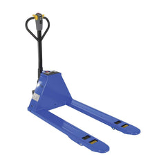 Vestil - Pallet Trucks/Jacks; Type: Electric Pallet Truck ; Load Capacity (Lb.): 3000.000 ; Overall Width (Inch): 27 ; Length of Forks (Inch): 48 ; Fork Width (Inch): 27 ; Low Height (Inch): 3-13/64 - Exact Tool & Supply