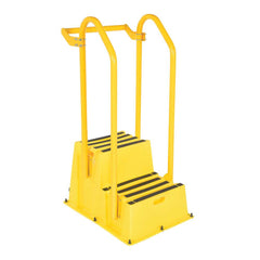 Vestil - Step Ladders; Type: Step Stand ; Height (Feet): 4' 9-1/4" ; Industry Rating: Type IA ; Load Capacity (Lb.): 500.000 ; Material: Polyethylene ; Base Spread: 25 (Inch) - Exact Tool & Supply