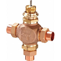 Johnson Controls - Temperature Control Valves; End Connections: Sweat ; Pipe Size: 1/2 - Exact Tool & Supply