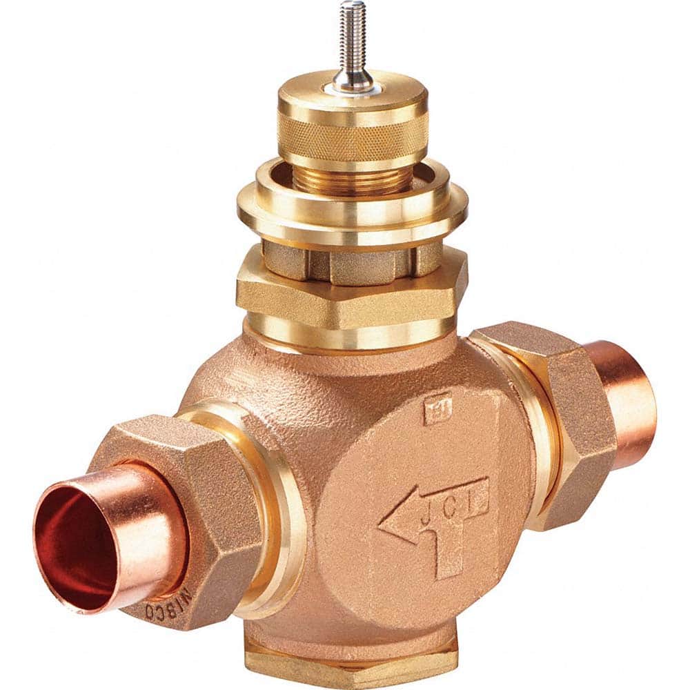 Johnson Controls - Temperature Control Valves; End Connections: Union ; Pipe Size: 3/4 - Exact Tool & Supply