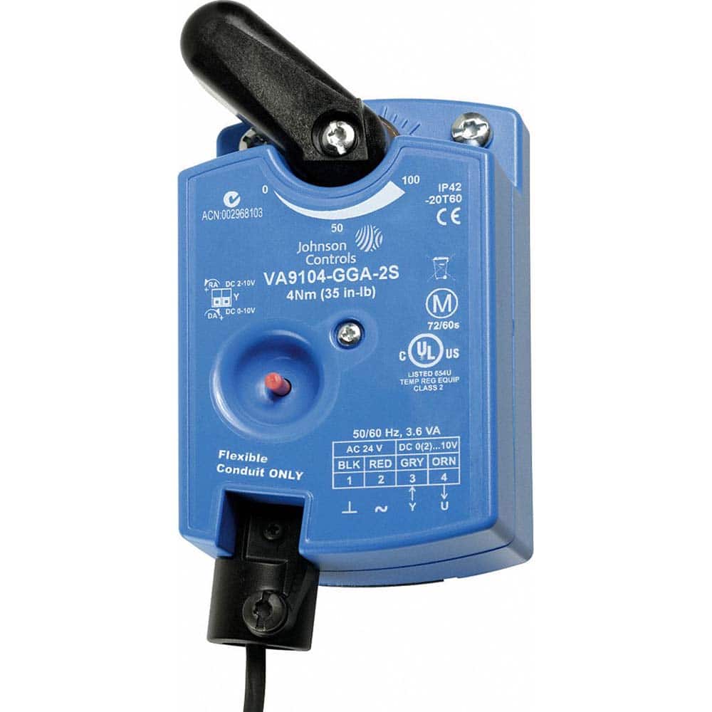 Johnson Controls - Valve Actuators; Type: Non-Spring Return ; For Use With: VG 1000 Ball Valves - Exact Tool & Supply