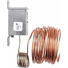 Johnson Controls - Refrigeration Temperature Controls; Capillary Length: 240 in ; Differential: 8?F ; Switch Action: SPST - Exact Tool & Supply