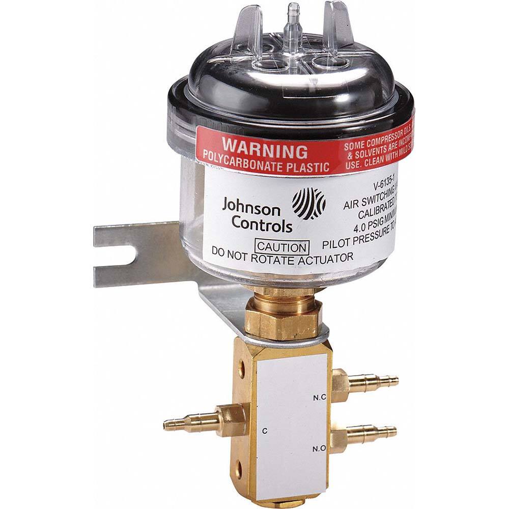 Johnson Controls - Temperature Control Valves; End Connections: Barb x Barb ; Pipe Size: 1/4 - Exact Tool & Supply