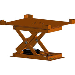 Hovair - Lifting Tables; Type: Lift & Rotate ; Lift Style: Scissor ; Style: Pneumatic ; Load Capacity (Lb.): 2000.000 ; Minimum Height (Decimal Inch): 8.0000 ; Lift Height (Inch): 32.5 - Exact Tool & Supply