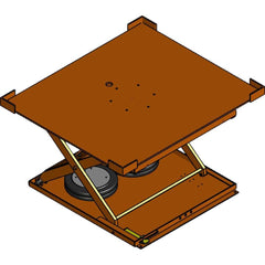 Hovair - Lifting Tables; Type: Lift & Rotate ; Lift Style: Scissor ; Style: Pneumatic ; Load Capacity (Lb.): 4000.000 ; Minimum Height (Decimal Inch): 8.5000 ; Lift Height (Inch): 32.5 - Exact Tool & Supply