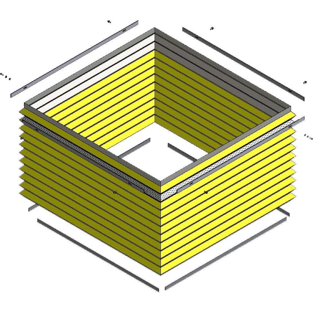 Hovair - Lifting Table Accessories; Type: Safety Skirt ; For Use With: Used for Lift tables 05-7800E - Exact Tool & Supply