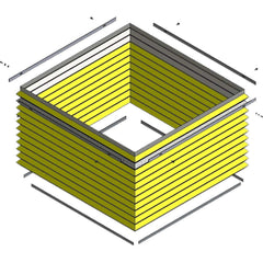 Hovair - Lifting Table Accessories; Type: Safety Skirt ; For Use With: Used for Lift tables 05-7800E - Exact Tool & Supply