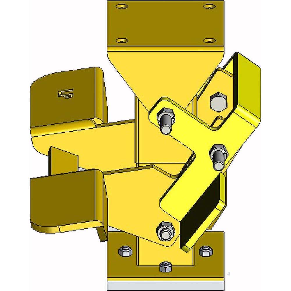 Hovair - Cart Accessories; Media Type: Floor Brake ; For Use With: For use 25-3020, 25-3030, 25-3050 ; Color: Traffic Yellow - Exact Tool & Supply