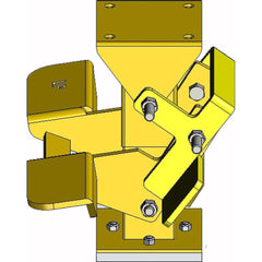 Hovair - Cart Accessories; Media Type: Floor Brake ; For Use With: For use 25-3020, 25-3030, 25-3050 ; Color: Traffic Yellow - Exact Tool & Supply