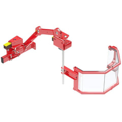 Rockford Systems - Milling Machine Guards; Type: Shield ; Shield Width (Inch): 20 ; Shield Length (Inch): 1 ; Front Panel Height (Inch): 10 ; Shield Material: Steel; Polycarbonate - Exact Tool & Supply