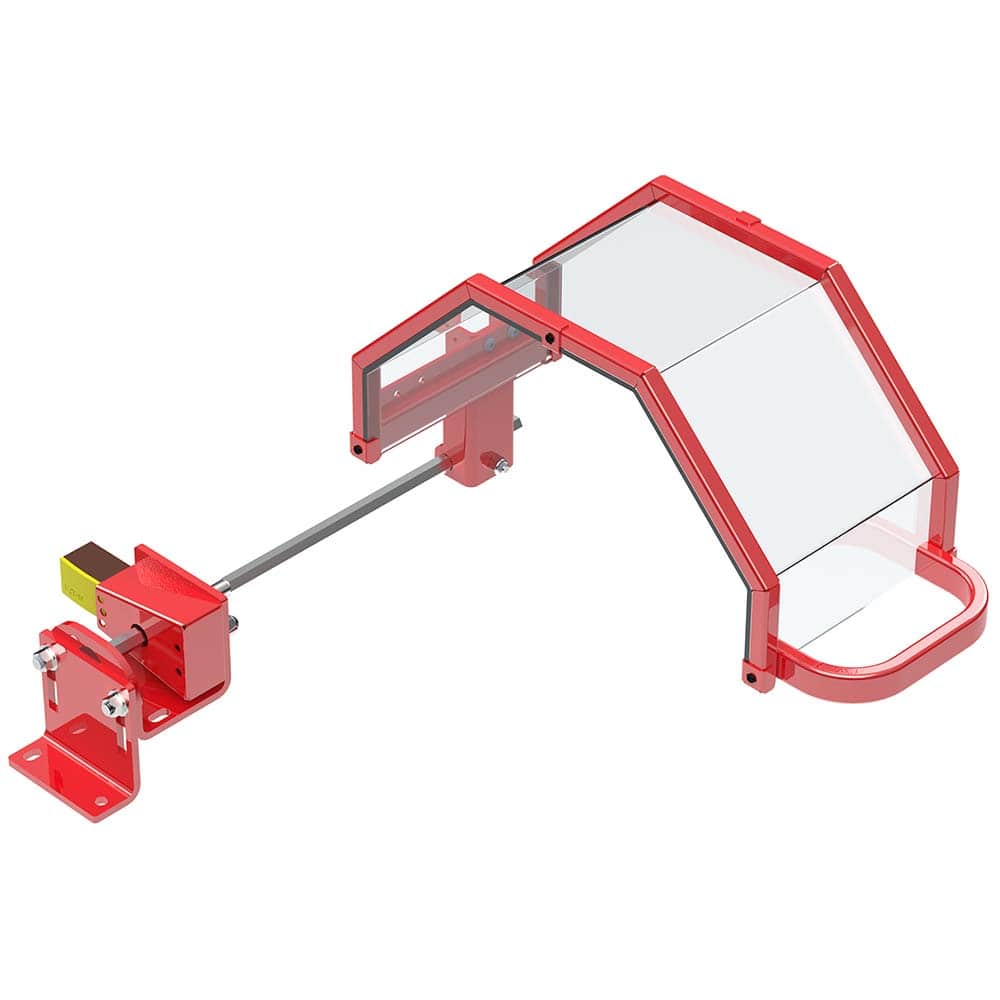 Rockford Systems - Lathe Chuck Guards; Type: Shield & Mount ; Shield Material: Steel; Polycarbonate ; For Minimum Chuck Size (Inch): 1 ; For Maximum Chuck Size (Inch): 10 ; Shield Width (Inch): 8 ; Shield Height (Inch): 6 - Exact Tool & Supply