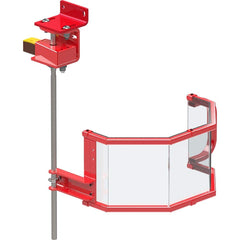 Rockford Systems - Chip Guards & Cutting-Point Shields; Type: Shield & Mount ; Shield Style: Octagonal ; Base Type: Direct Mount ; Shield Material: Polycarbonate ; Shield Width (Inch): 8 ; Shield Length (Inch): 9 - Exact Tool & Supply