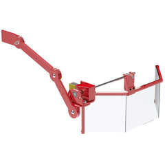 Rockford Systems - Chip Guards & Cutting-Point Shields; Type: Shield & Mount ; Shield Style: 3-Sided ; Base Type: Direct Mount ; Shield Material: Polycarbonate ; Shield Width (Inch): 6 ; Shield Length (Inch): 8 - Exact Tool & Supply